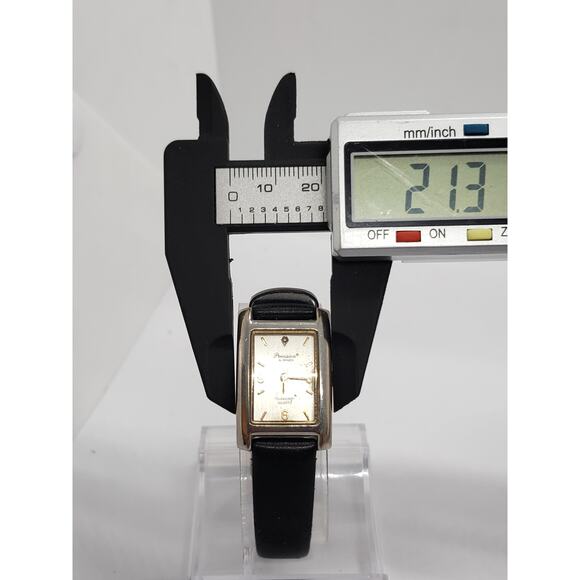 Precision by Gruen men's watch. Square face with gold trim. GP437L, 138, PC21 - Picture 9 of 9